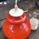 Vintage opaline pendant light