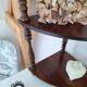 1970s wooden corner shelf