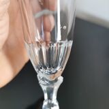 6 flûtes cristal neuves