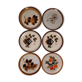 Set of flat plates