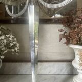 52cm silver-plated metal chandelier