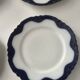 Set of 6 antique Haviland Paris porcelain plates.