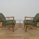 Mid-Century GFM-64 Armchairs by Edmund Homa for Gościcińskie Furniture Factory, Poland, Set of 2