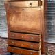 Secretary to abattant in mahogany period consulate xix eme century