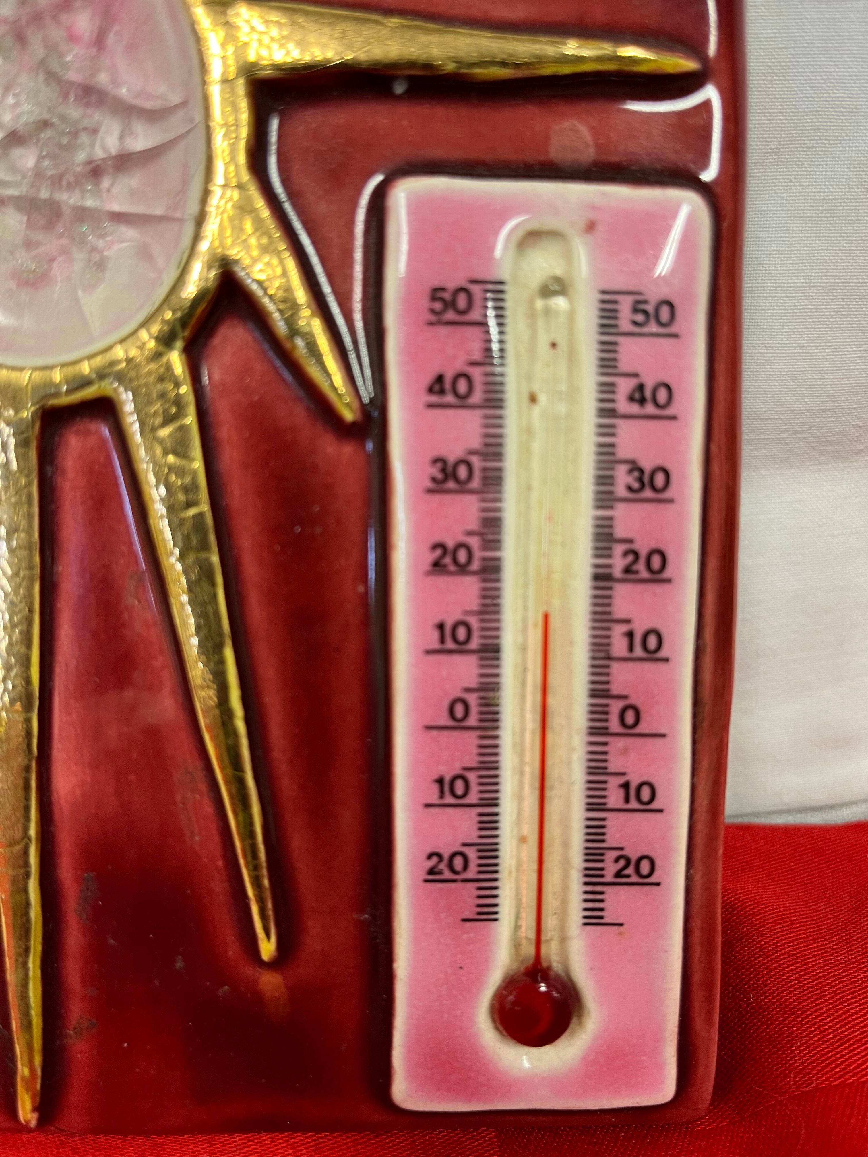 Ceramic thermometer Mithé Espelt 1960