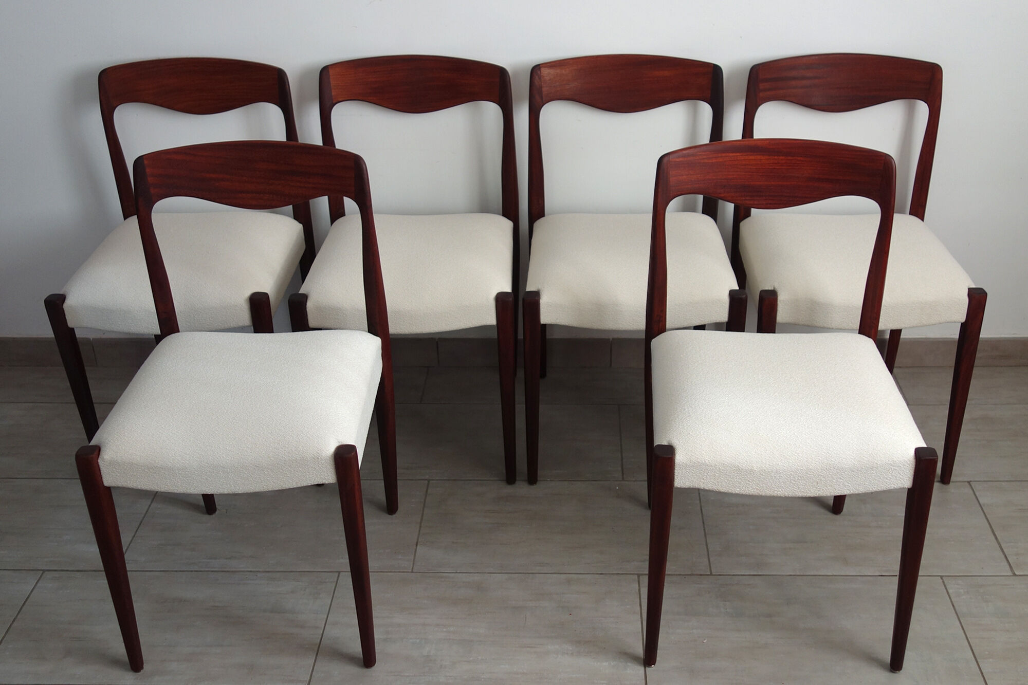 6 chaises scandinave