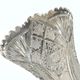 Bohemian crystal trumpet vase on foot vintage crystal vase 1940