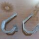 Pair of aluminum coat racks 30 years 40