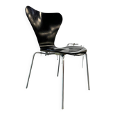 Chaise noire vintage / chaise papillon Fritz Hansen