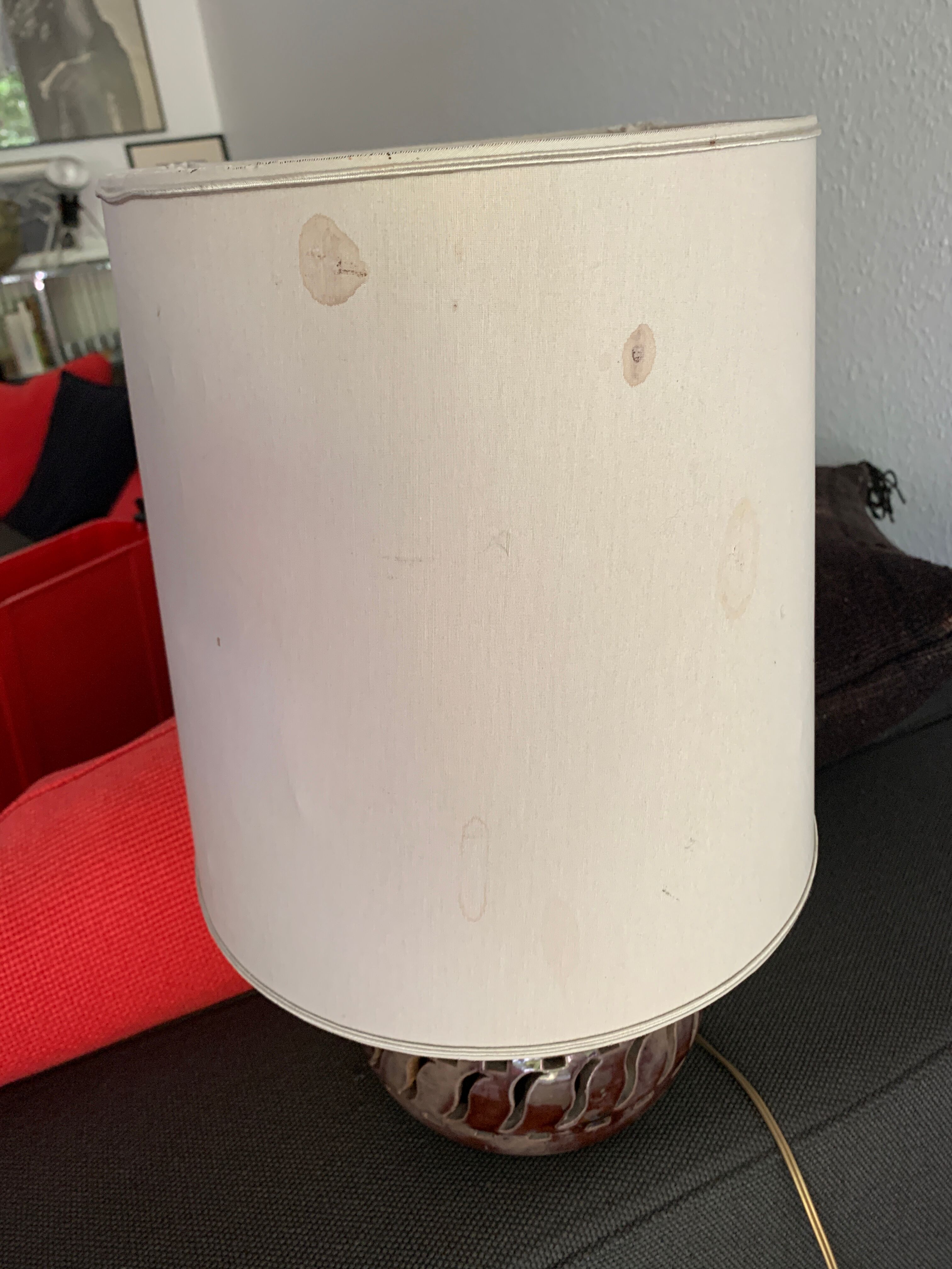 Original openwork ceramic lampshade