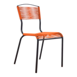 Chaise vermillon
