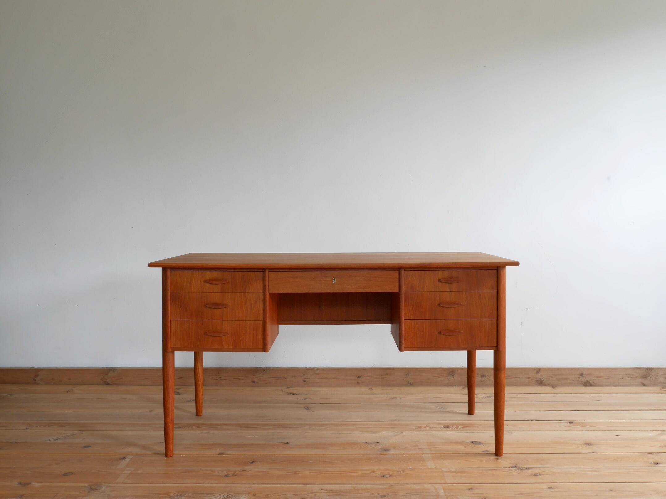 Danish Teak Desk, 1950s