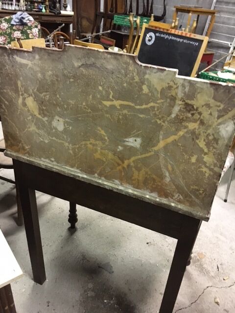 Marble toilet table