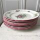 Set of 7 dessert plates Lunéville years 40 50