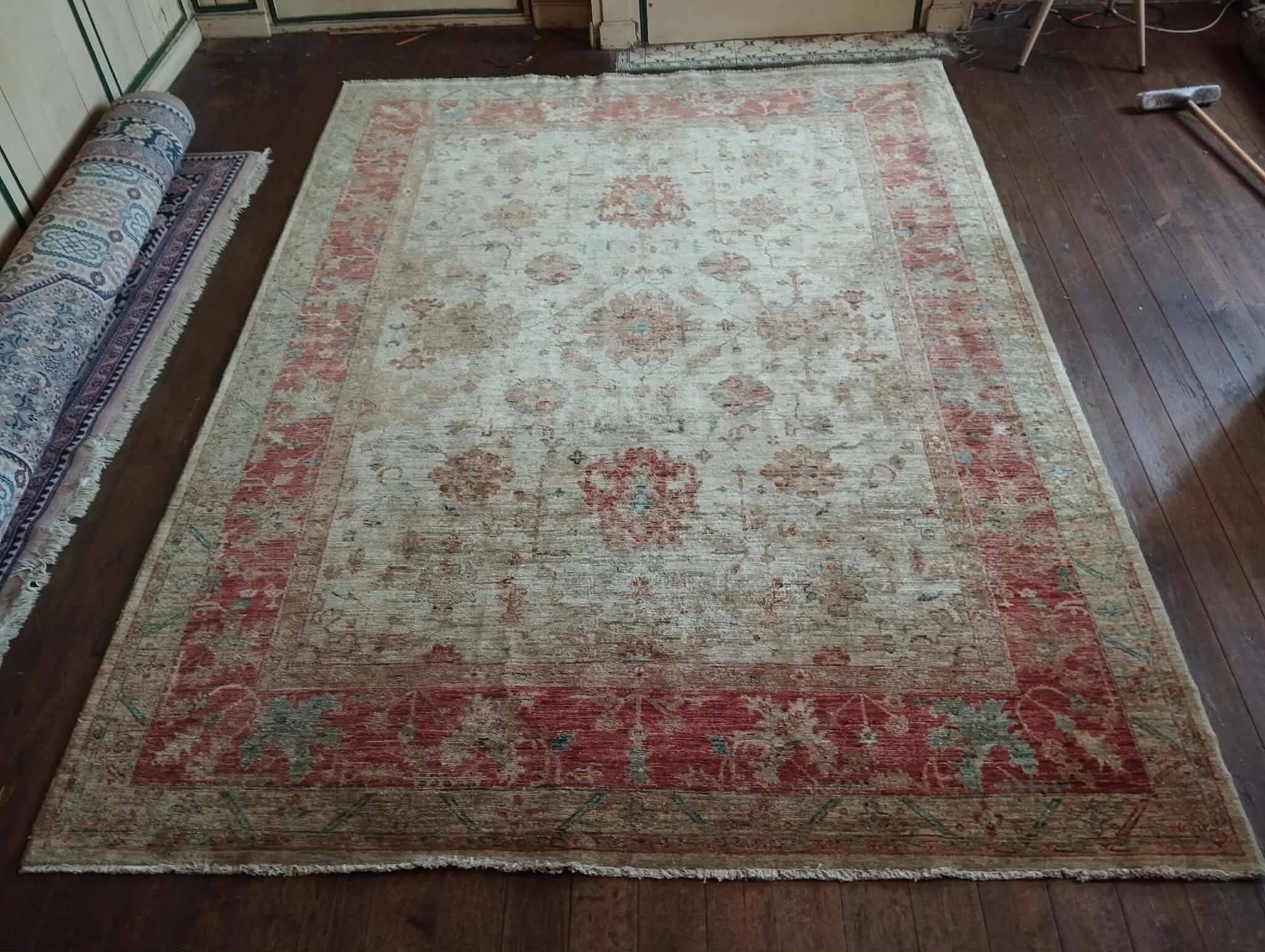 Pakistani Chobi Ziegler rug handmade 292x218cm