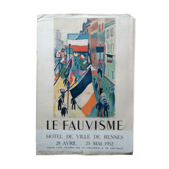 Affiche "Le Fauvisme" Raoul Dufy