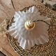 Opaline pendant light, khaki twisted cables