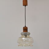 Mid-century Glass Pendant,1970's.