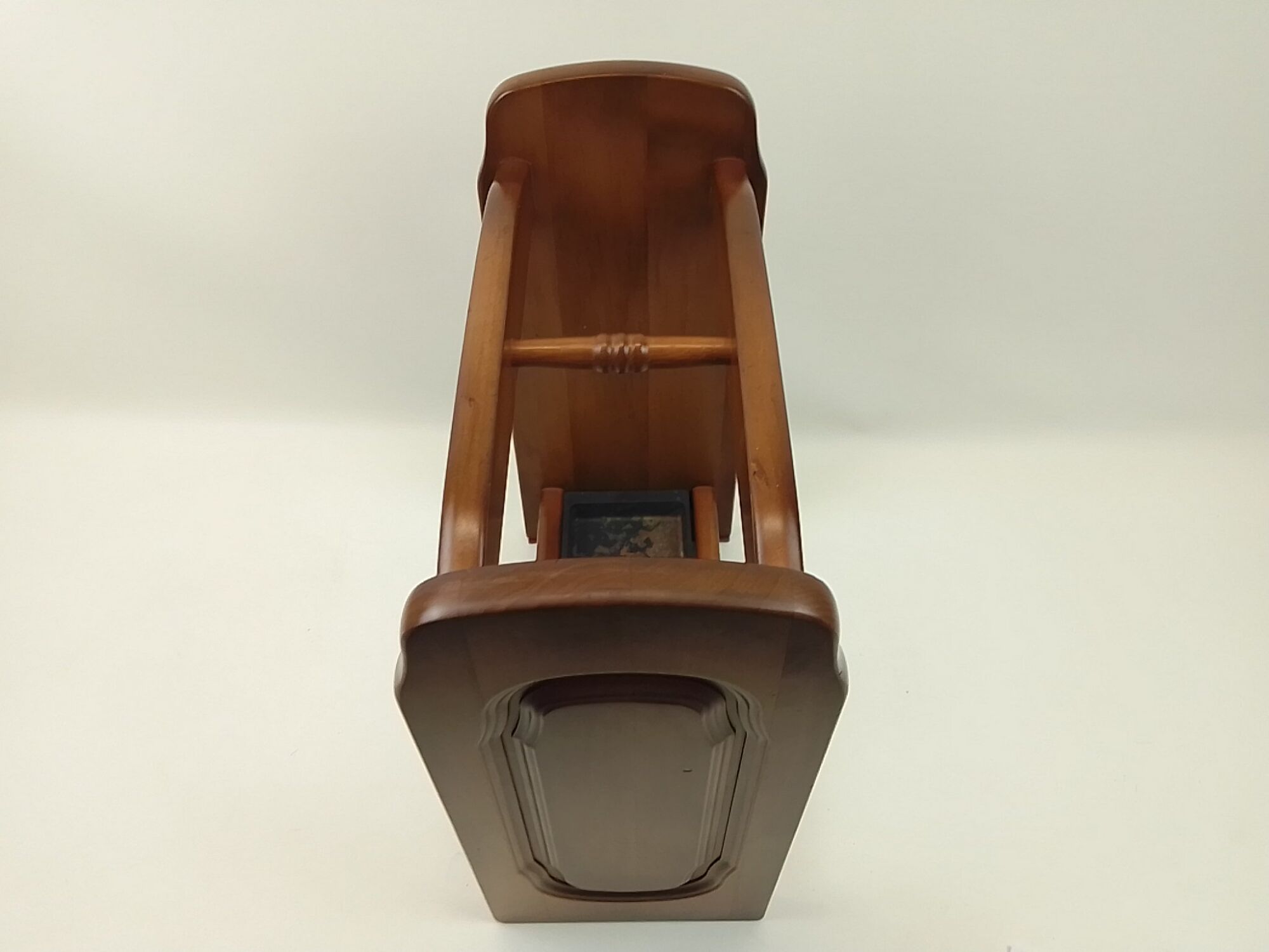 Rustic wooden umbrella holders