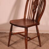 Set Of 10 19th Century Windsor Wheelback Chairs