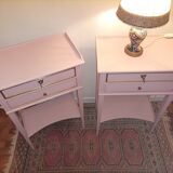 Pretty Pair of bedside tables style Louis XVl