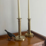 Bronze candle holder XIXth