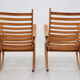 Paire de rocking chairs en hêtre rares des années 1960 par ULUV, Tchécoslovaquie