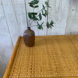 Vintage rattan chest of drawers