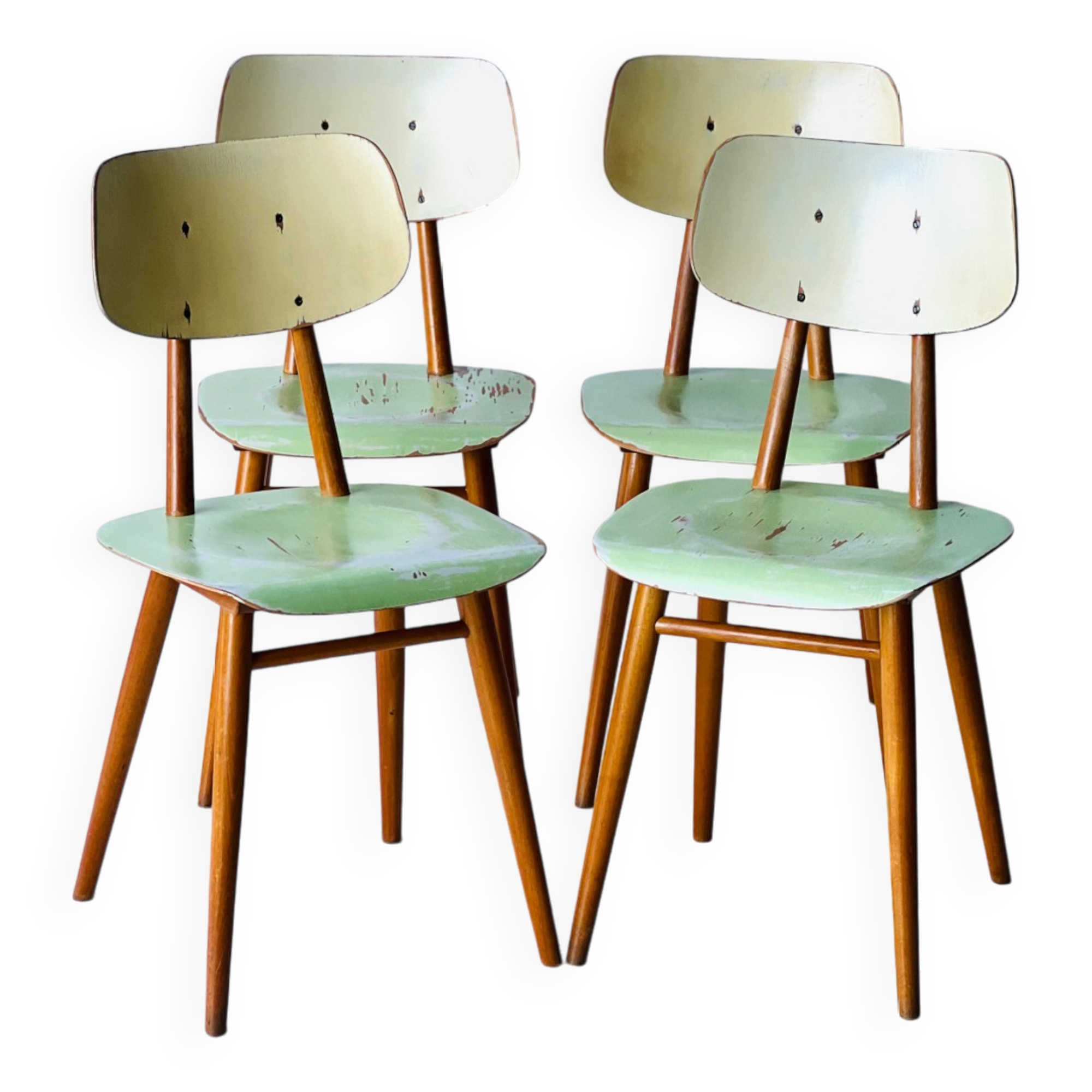 Dining Chairs by TON, 1960’
