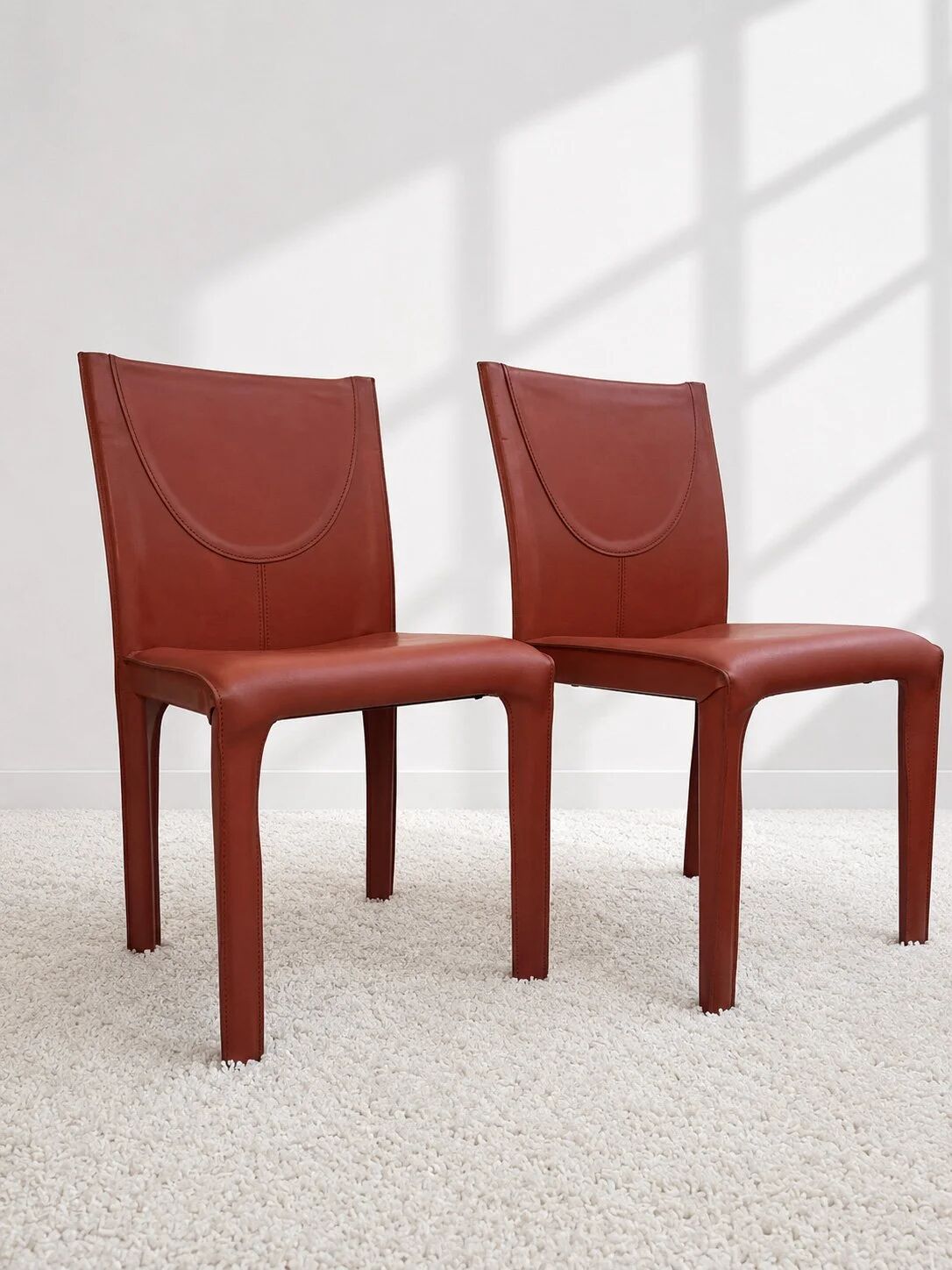 4 chaises Arper. Italie années 80.
