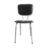 Chaise skaï noir vintage