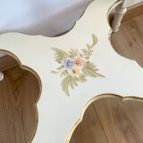 Coiffeuse avec miroir et tabouret vintage