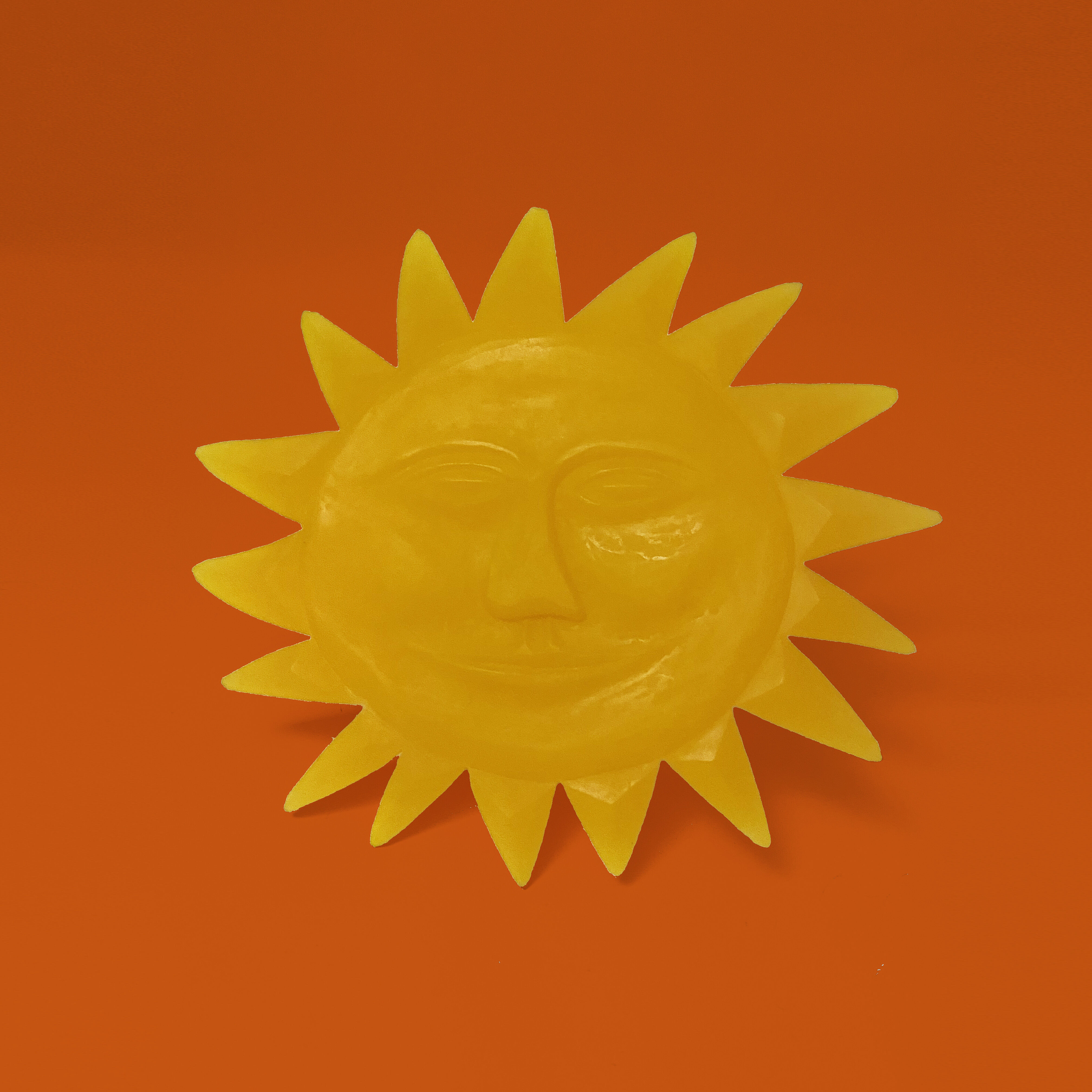 Sun wall lamp by jean-charles de castelbajac for brossier saderne & roset line, 90s.