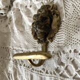 Brass lion head hooks