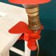 Small portable wall lamp red mushroom lamp spot clamp night light library extra light fixture