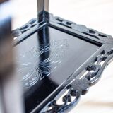 Antique Side Table with Ceramic Top, 1890s