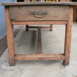Solid wood farm table