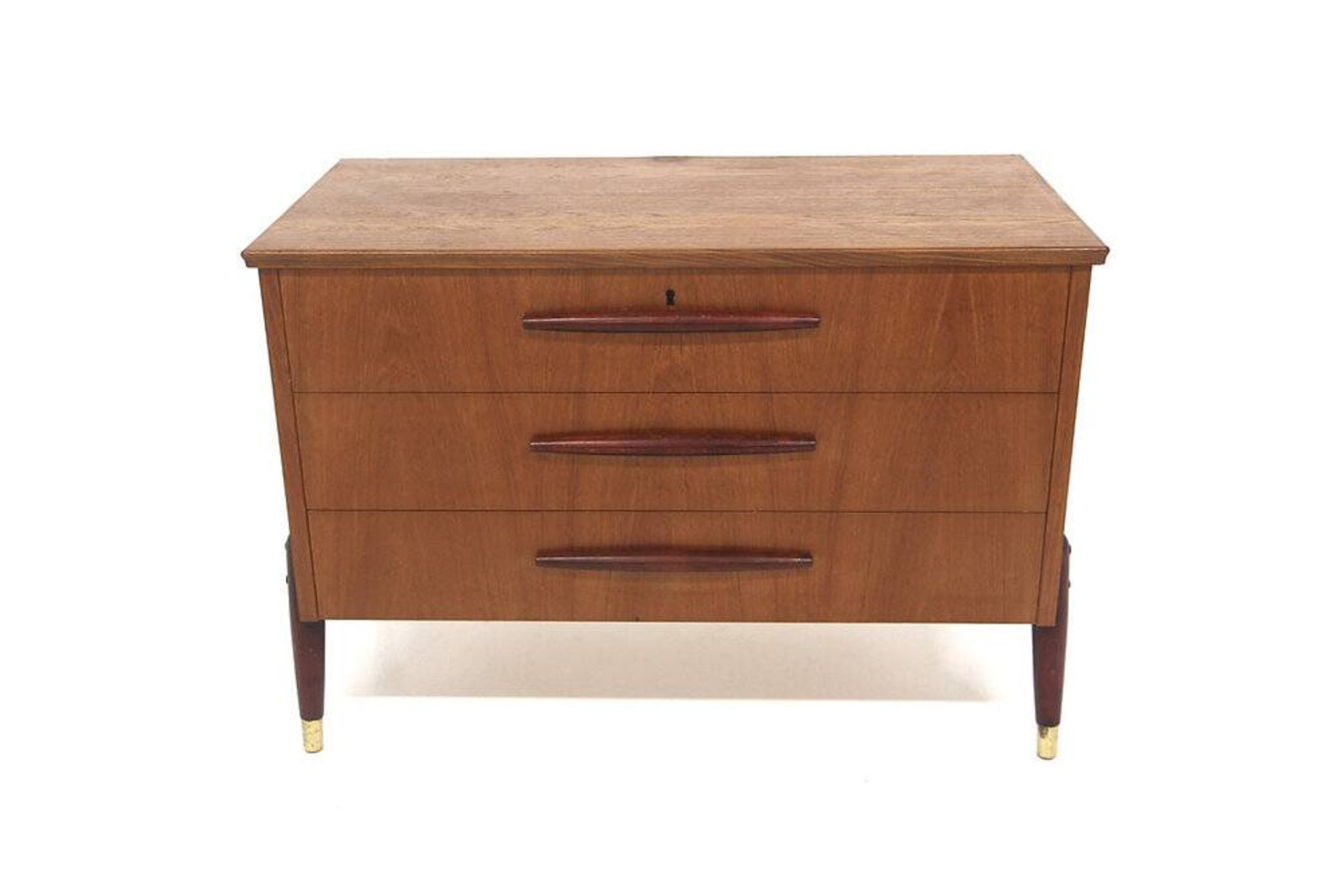 Commode scandinave en teck, Bröderna Gustavssons, Markaryd, Suède, 1960