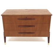 Commode scandinave en teck, Bröderna Gustavssons, Markaryd, Suède, 1960