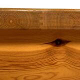 Vintage bedside table side table pinewood 70's design