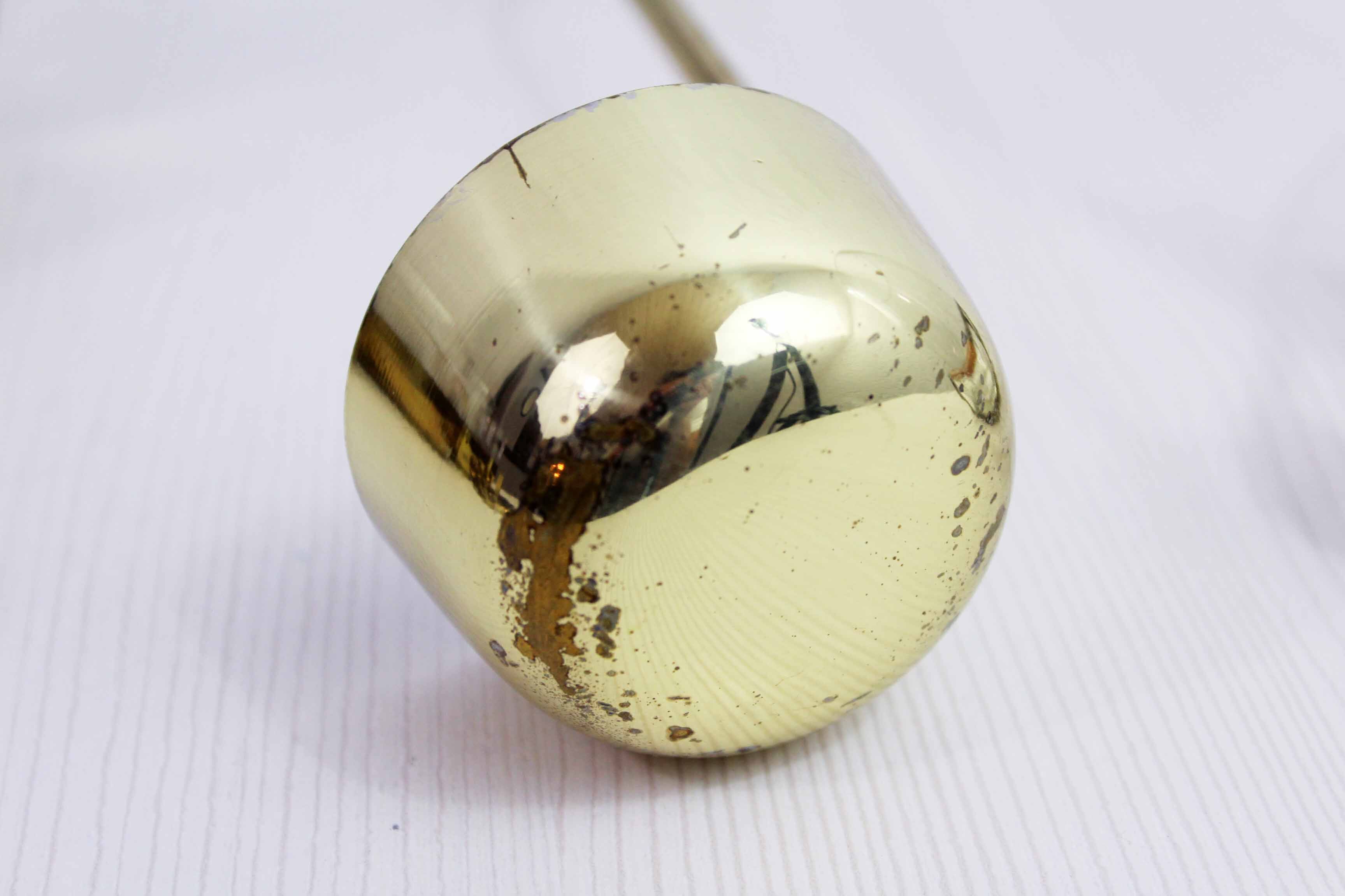 Brass orangeade service and 60s glass