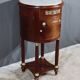 Small Tambour Table in Mahogany, Louis XVI style – Late 19th century