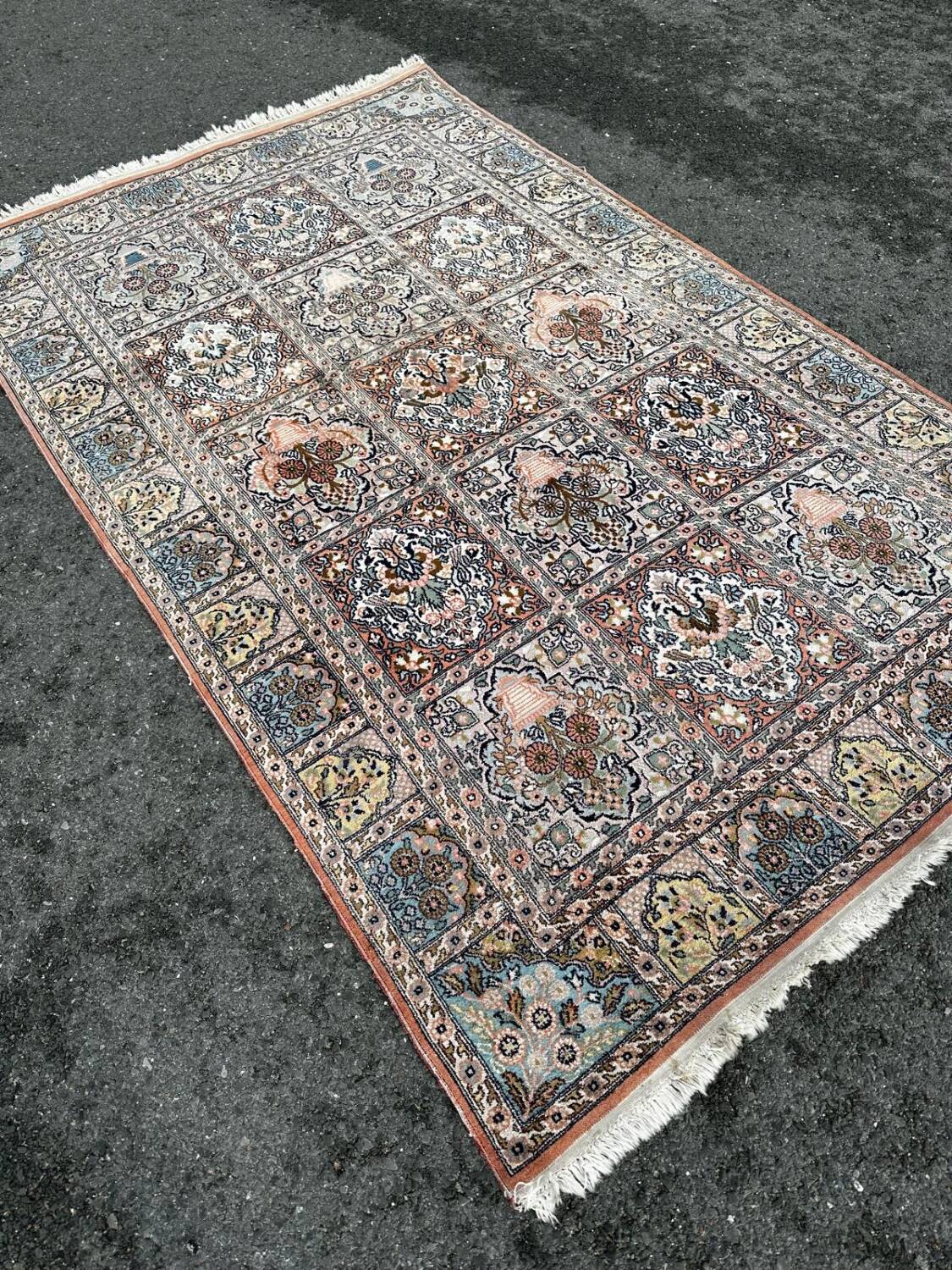 Indian silk rug