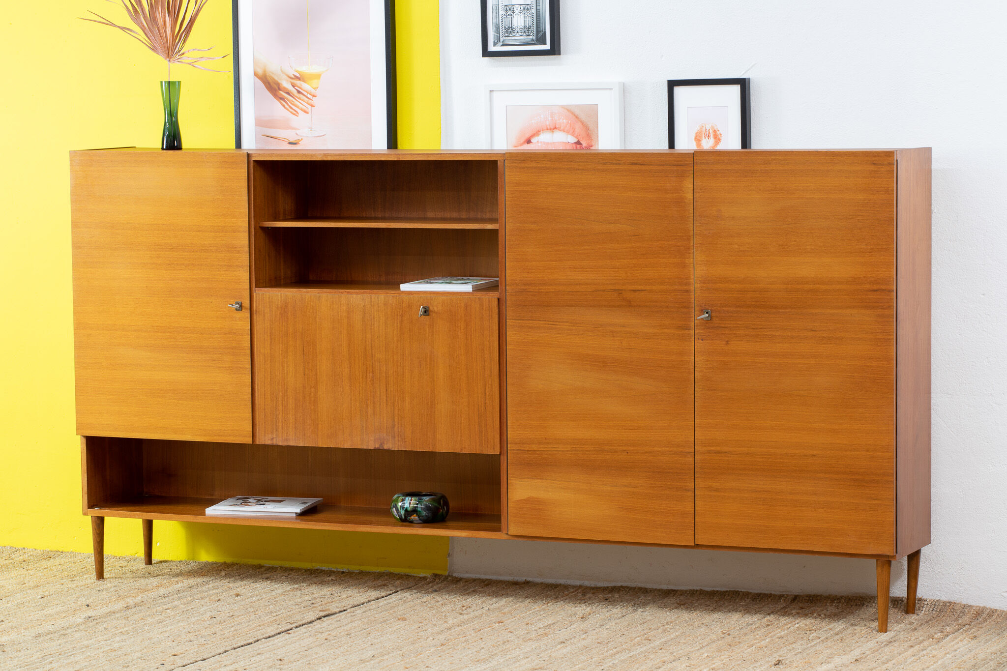 Vintage Scandinavian Enfilade – 249 cm