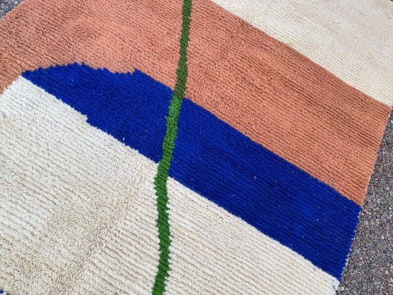 Tapis beni ourain en laine