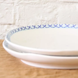 Set of 2 flat plates 'the grant'
