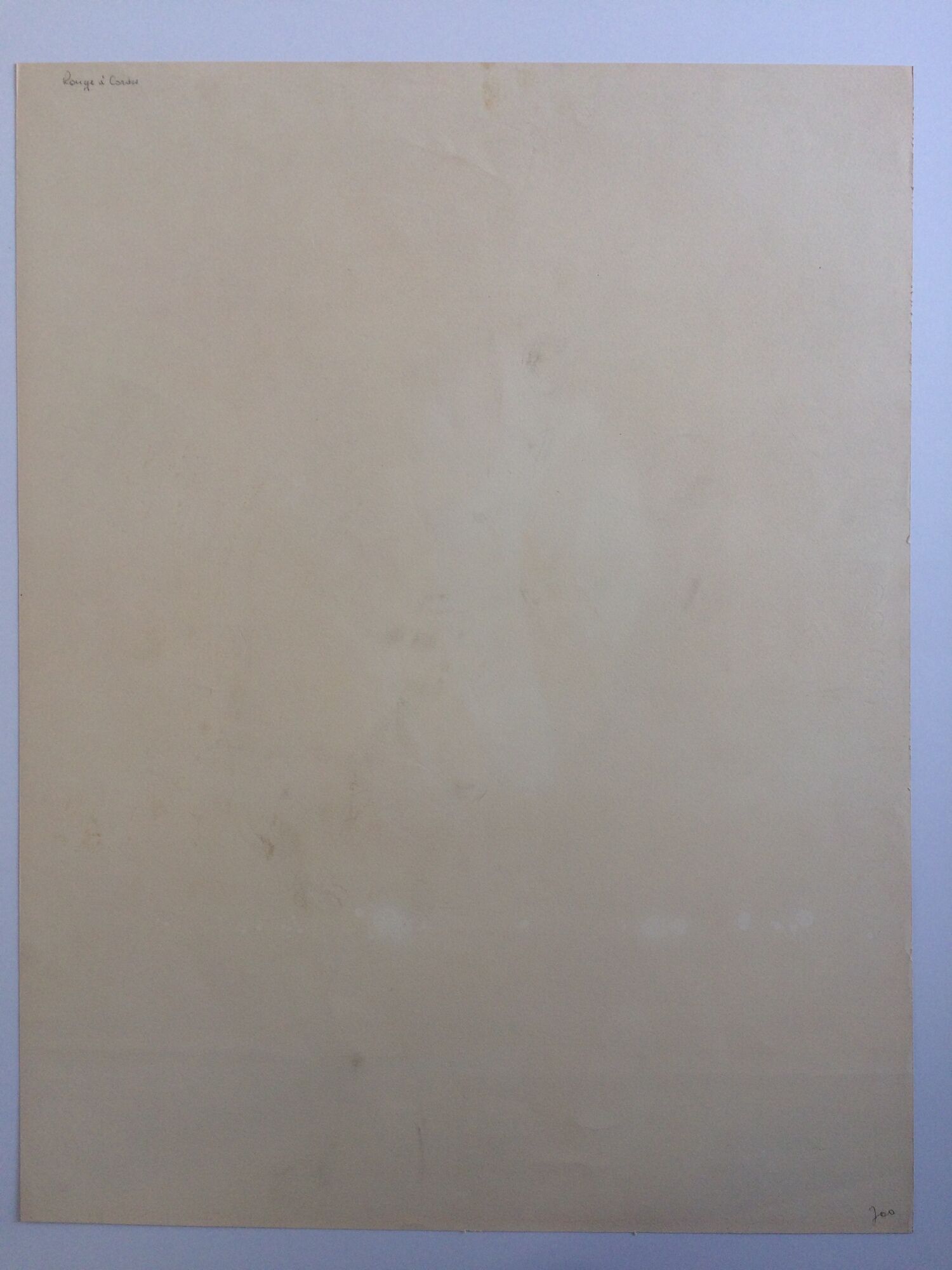 James pichette, rouge à cordes, 1974. lithographie originale sur papier arches signée et numérotée