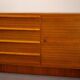 Compact mid-century teak sideboard