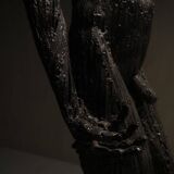 Sculpture of a male nude, 1986, metal