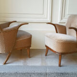 Sculptural years 50-60 vintage chairs design Penguin